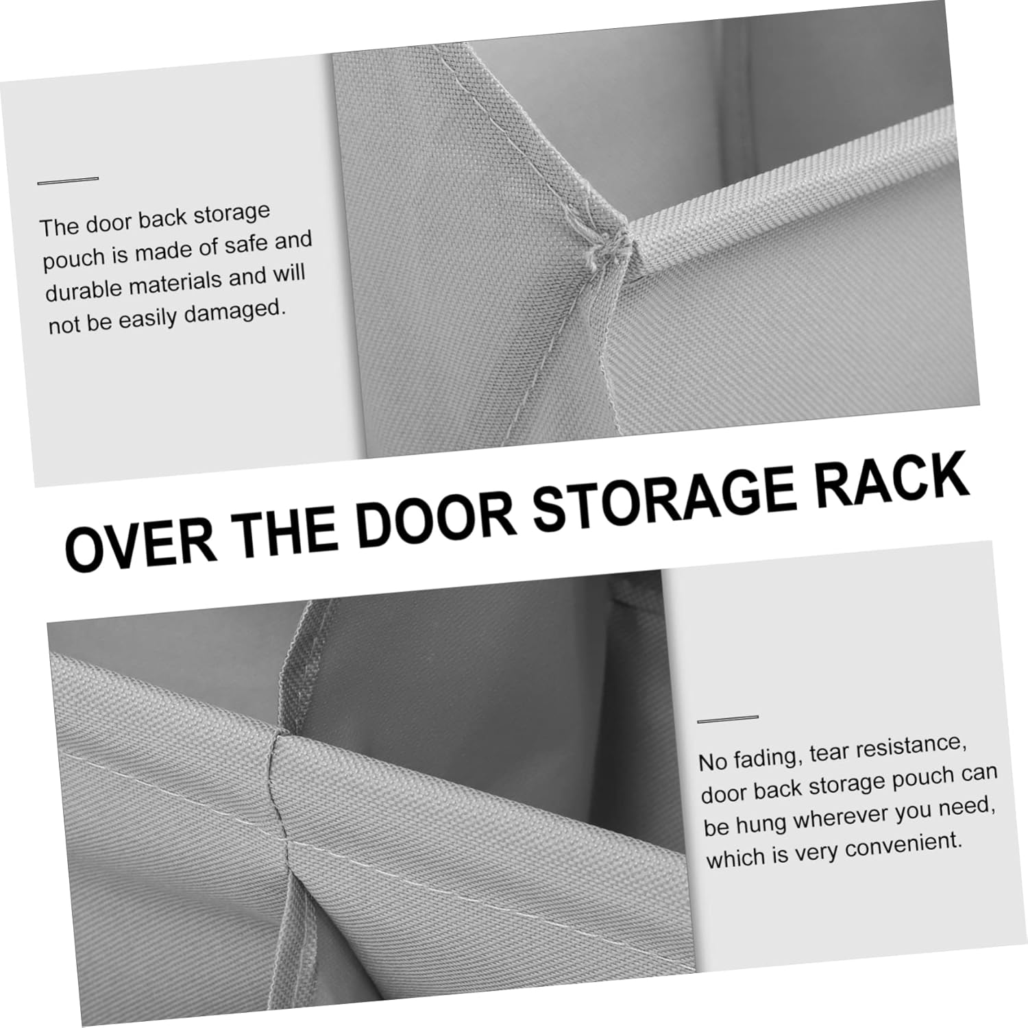 Hanging Toiletry Bag over The Door Storage Non-woven Pocket Bags Rear Door Storage Organizer Closet Organizer Back Pouches