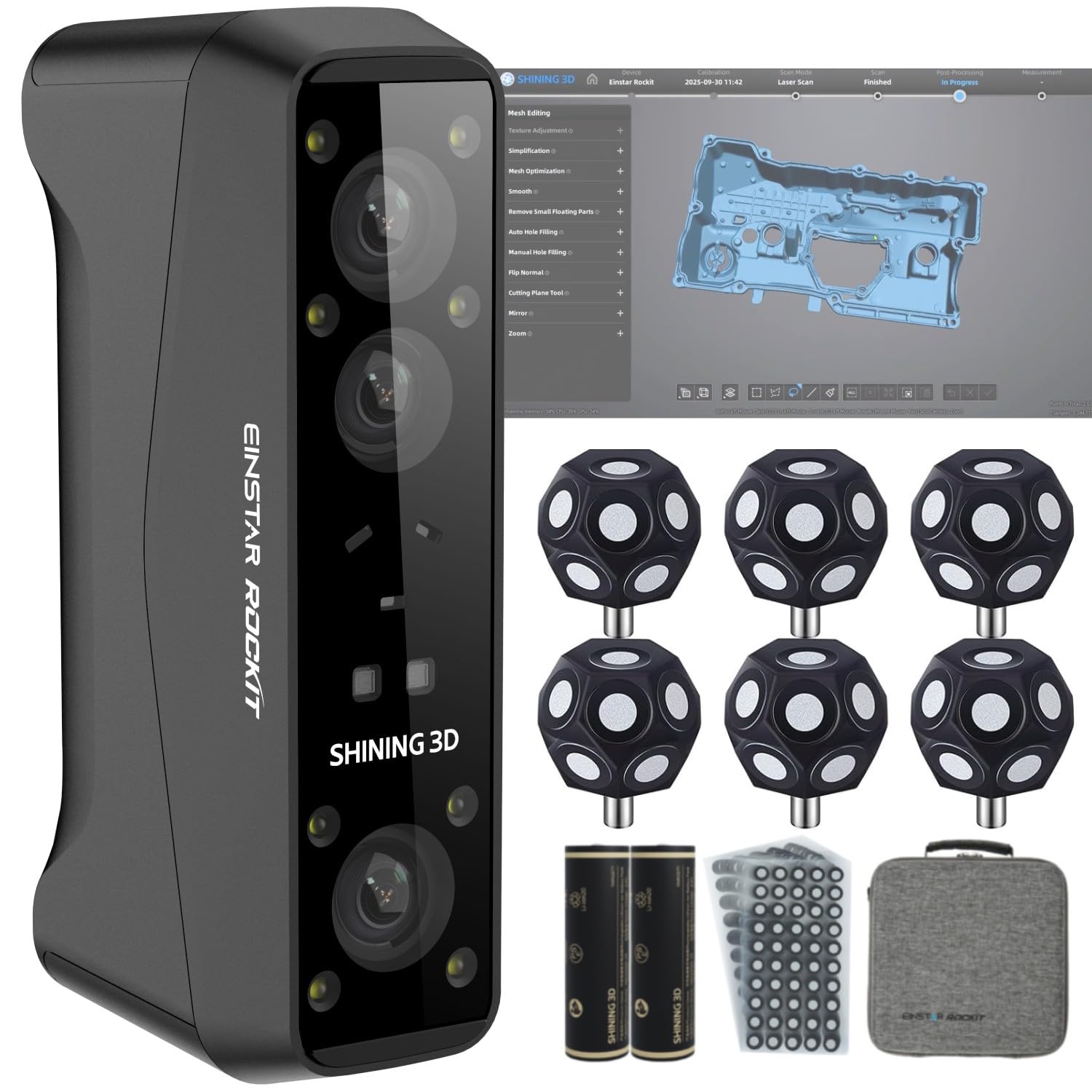 Amazon.co.jp: Color Pack HD Shining 3D EinScan Pro HD Handheld 3D