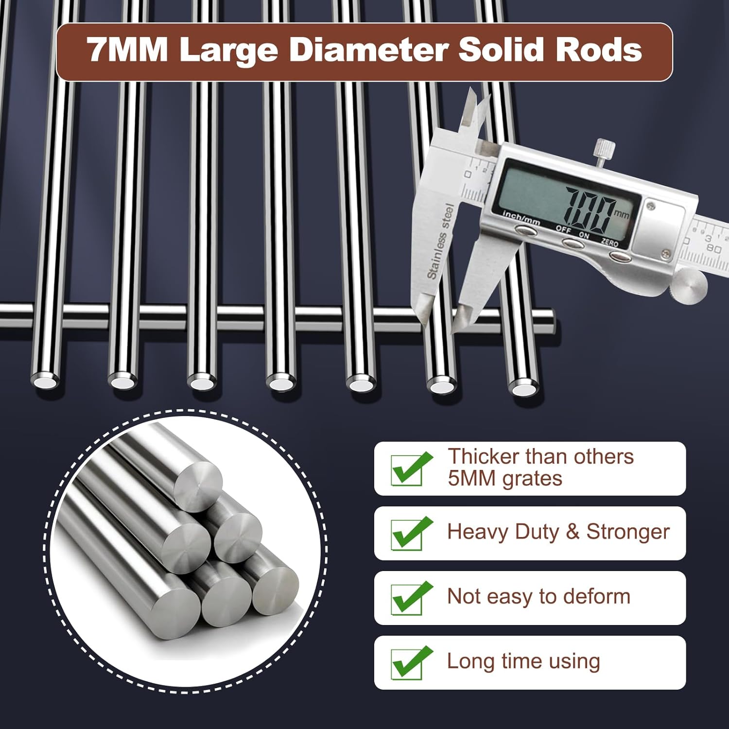 7524 Stainless Steel Grill Grates 7620 Porcelain Flavorizer Bars for Weber Genesis E310 E320 E330 S330 EP-310 with 7622 Heat Deflector Grill Replacement Parts for Weber 300 Series 7528 7621