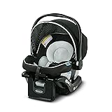 Graco SnugRide Lite LX Infant Car Seat, Lightweight Rear-Facing Seat for Babies 4–30 lb, 4-Position Adjustable Base, LATCH Installation & ProtectPlus Engineered, Studio