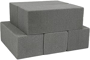 KIMOBER Foam Blocks for Foam Pit: Pack of 5 Durable, Soft Dry Floral Foam Bricks