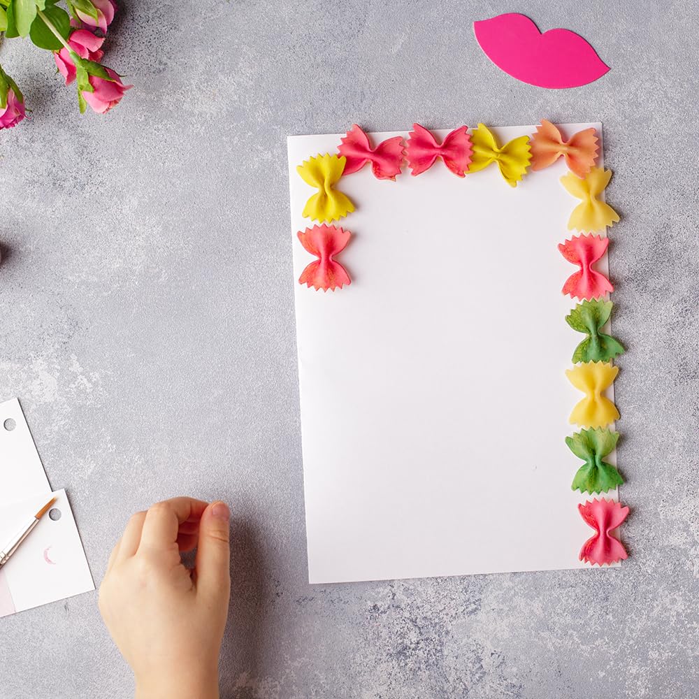 Pack of 25 A4 White Card 300gsm Blank Postcards Plain White Cards for Schools Business, Multi Purpose Cards Papa Prints - Image 3