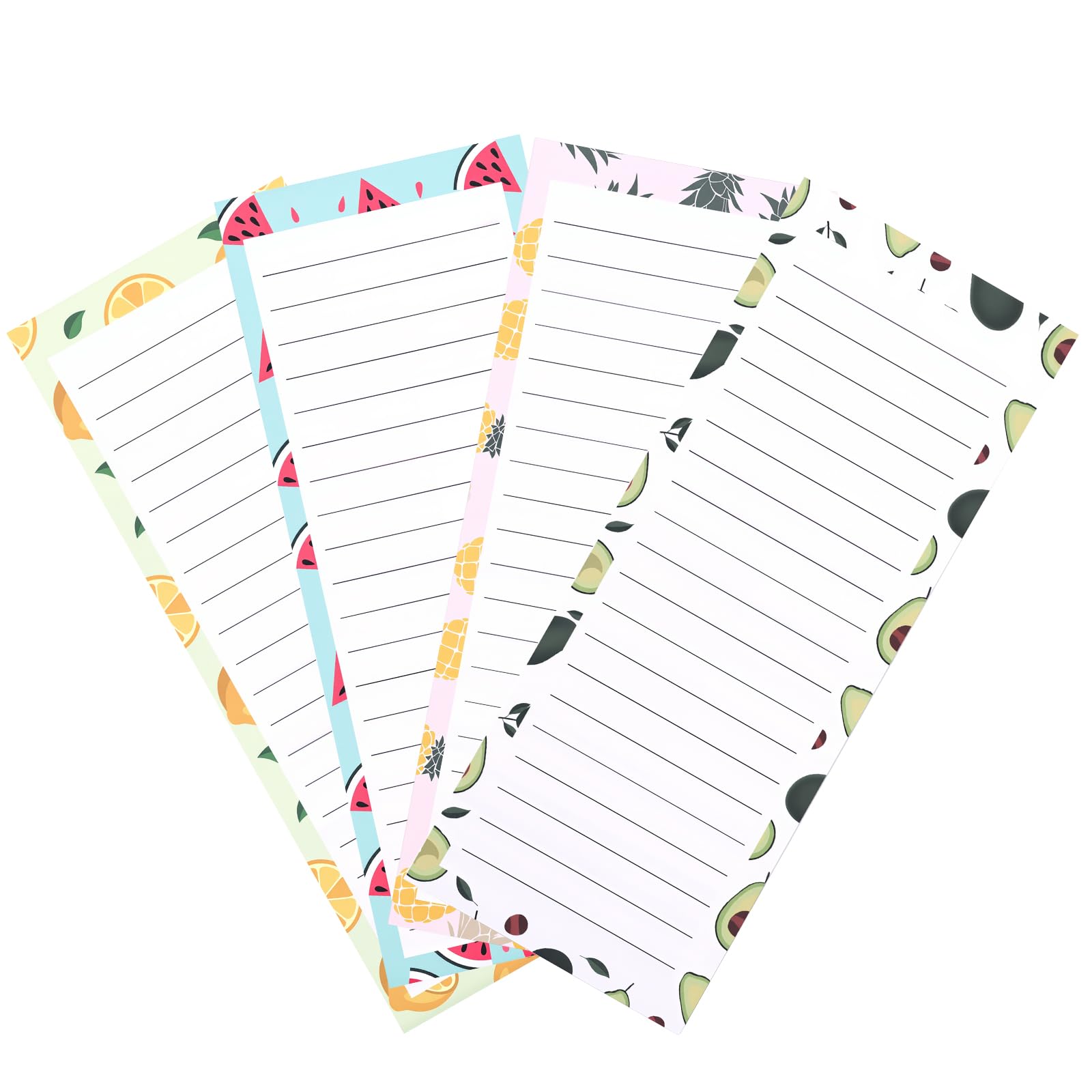 4 Pack Magnetic Shopping List Pad for Fridge 240 Sheets To Do List Pad