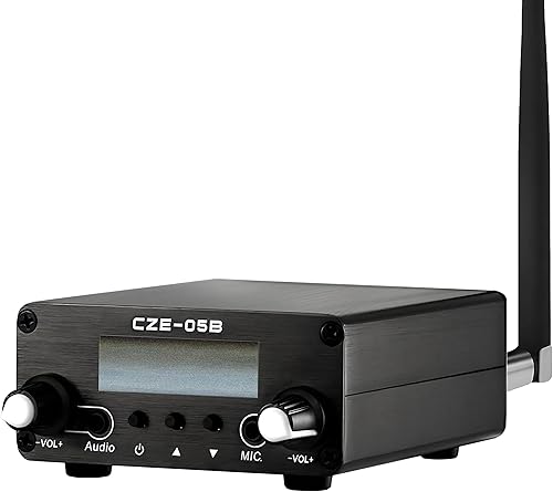 Transmisor FM, transmisor estéreo de largo alcance para películas de autocine, estacionamiento de iglesia, exhibición de fuegos artificiales,