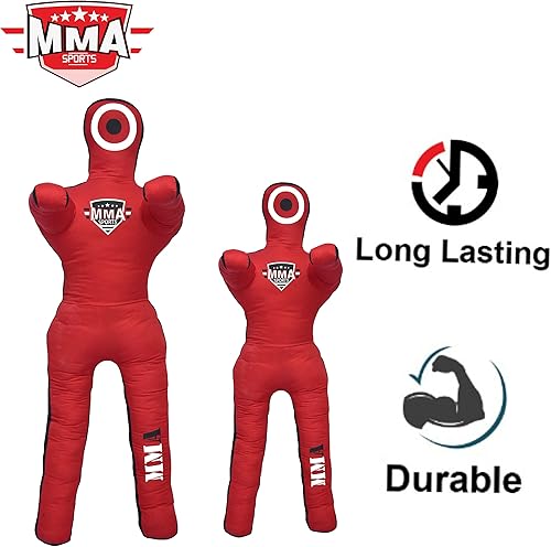 Miniatura 6 de Sports Brazilian JIU Jitsu Grappling Submission Throwing Dummy Punching Heavy Bag Kick Boxing Dummies UNFILLED