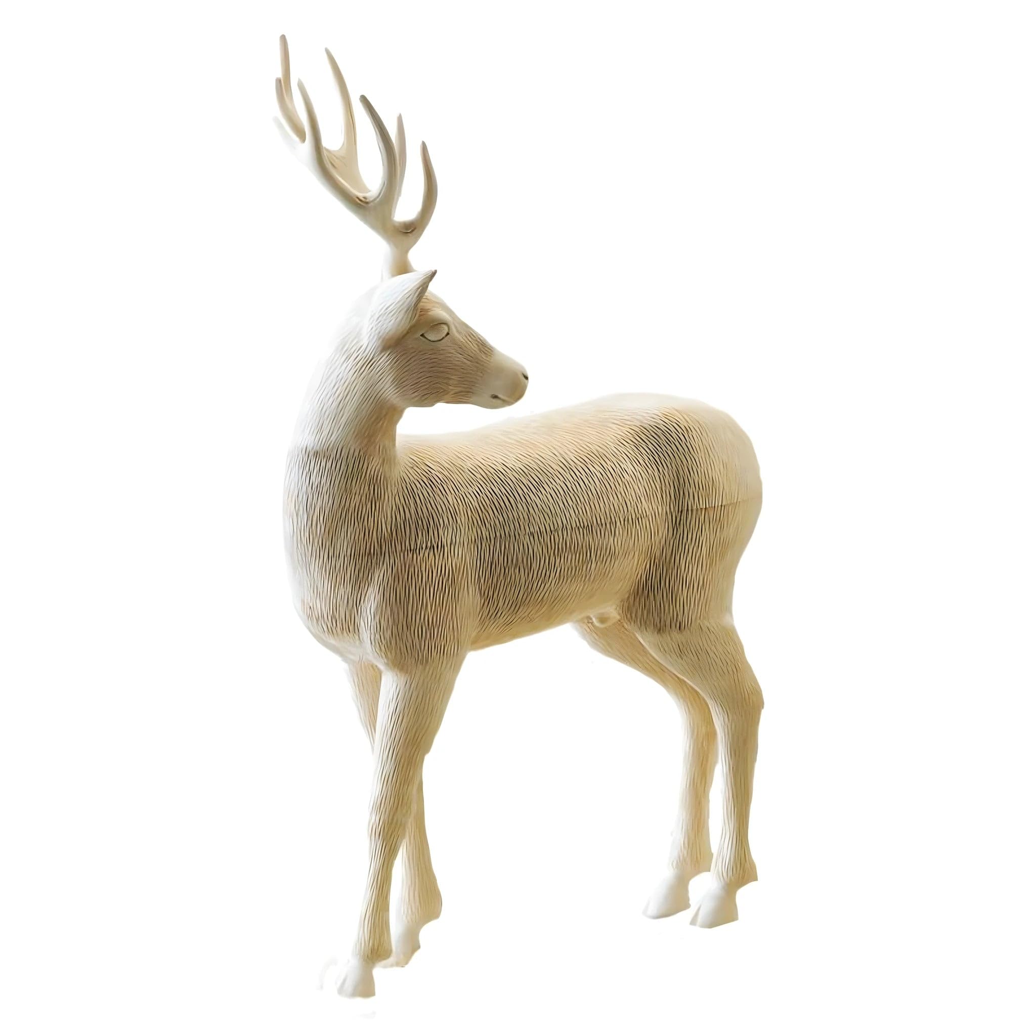 Deer in Linden wood carved – Dolfi