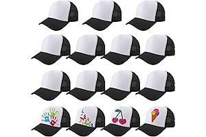 15 Pack Kids DIY Trucker Hats For Kids