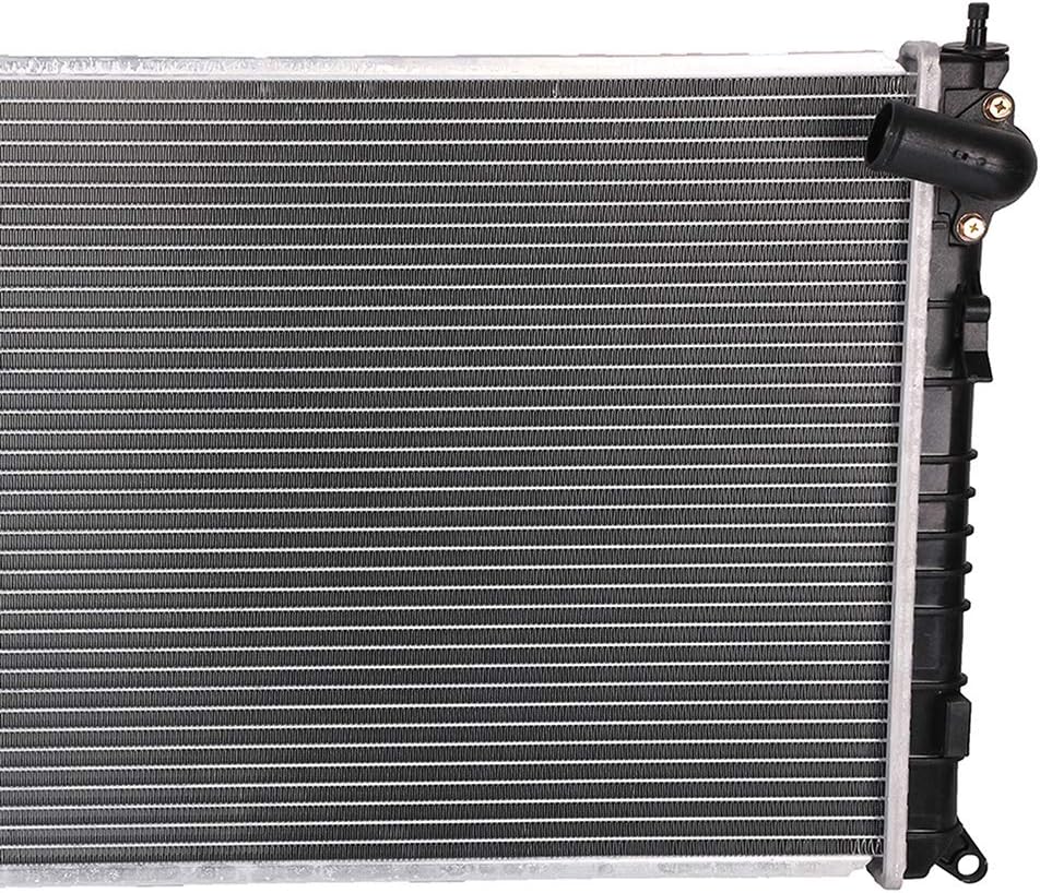 SCITOO Engine Coolant Radiator Assembly for Mini Cooper 2002 2003 2004 2005 2006, L4 1.6L, Replace 2747
