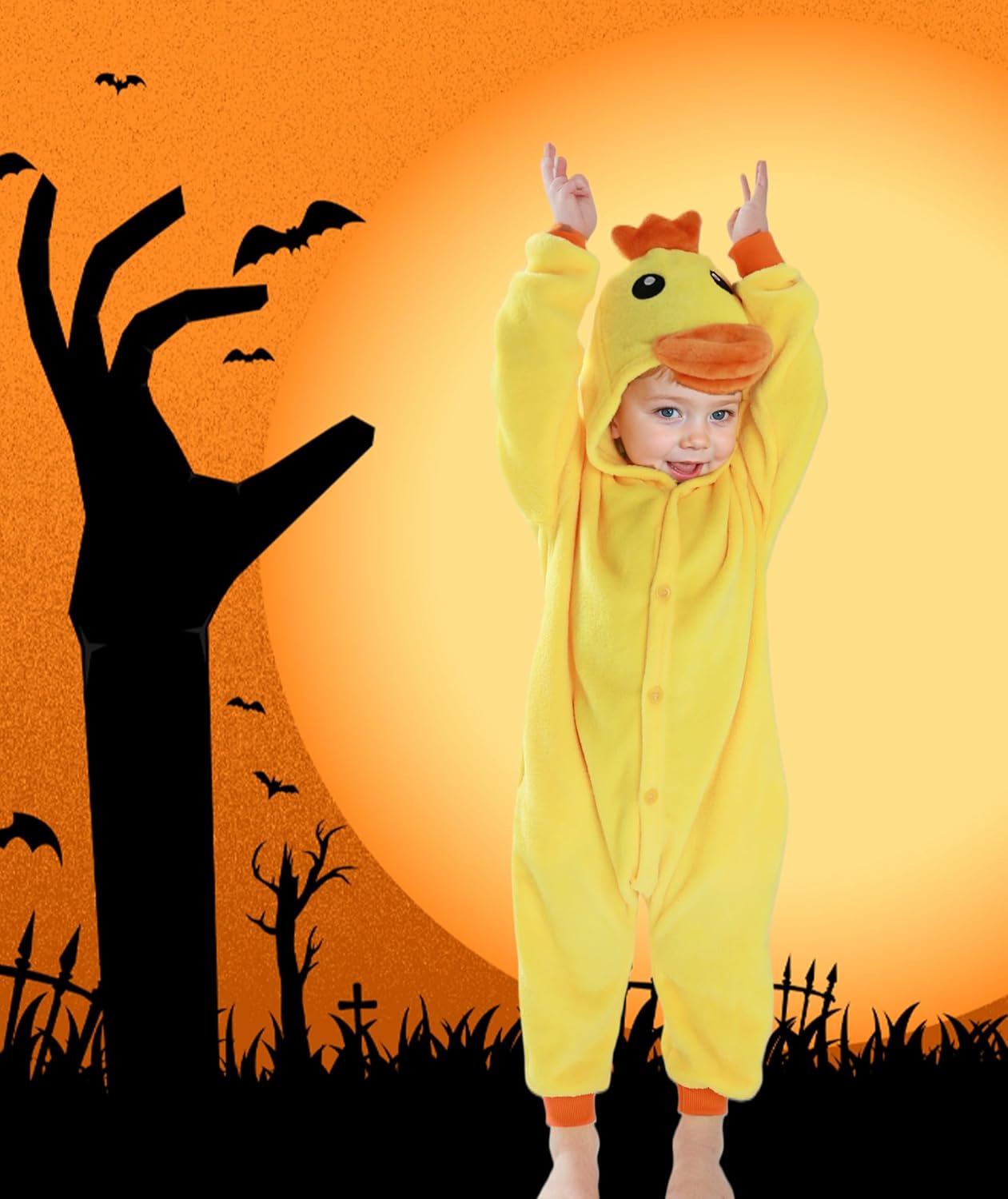 Seawhisper Halloween Animal Cosplay Costume for Kids Baby Onesie 12M-9