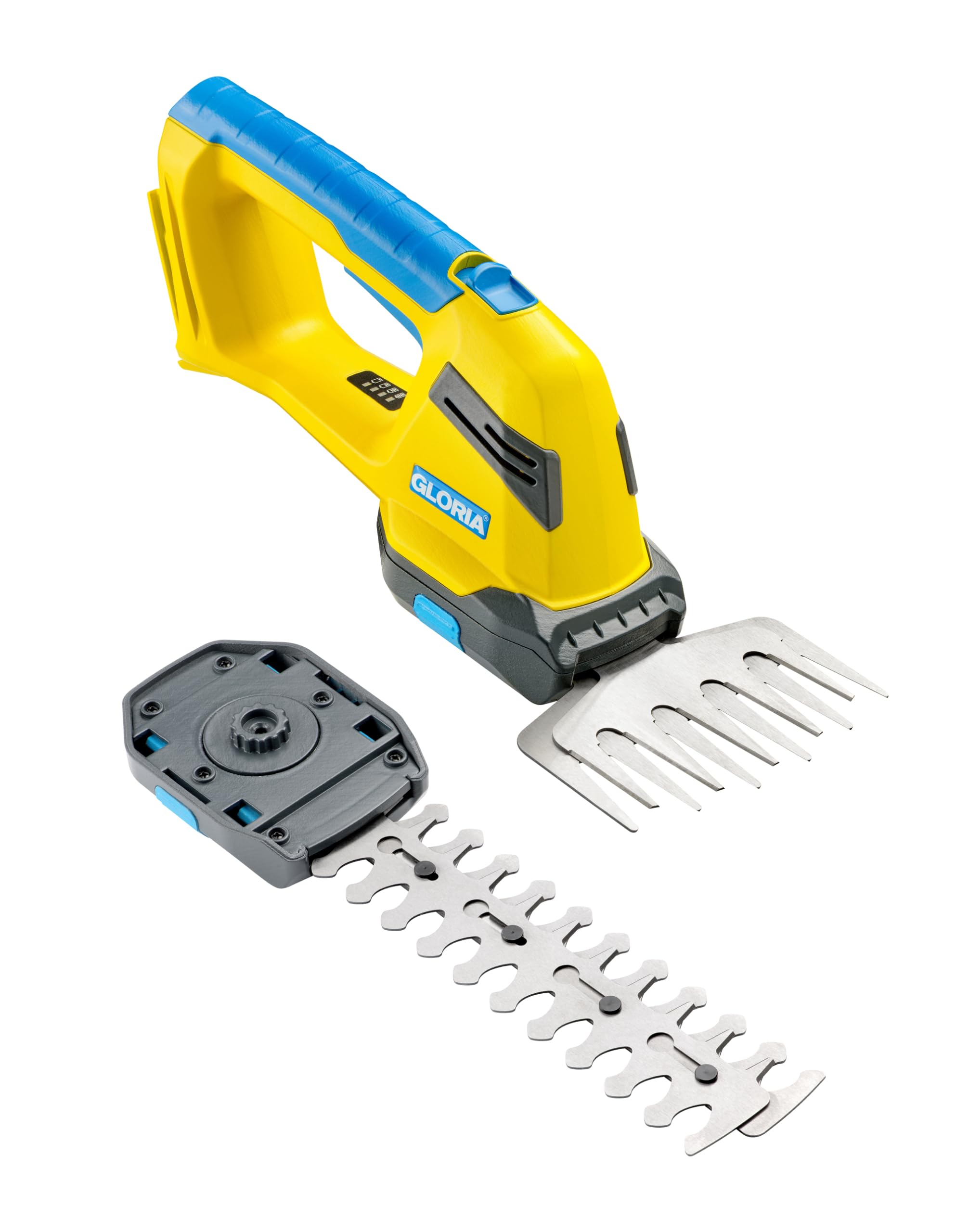 GARDENA Akku-Grasschere PowerCut 20/18V P4A, mit Strauchmesser türkis/grau, Li-Ion Akku 2,0Ah
