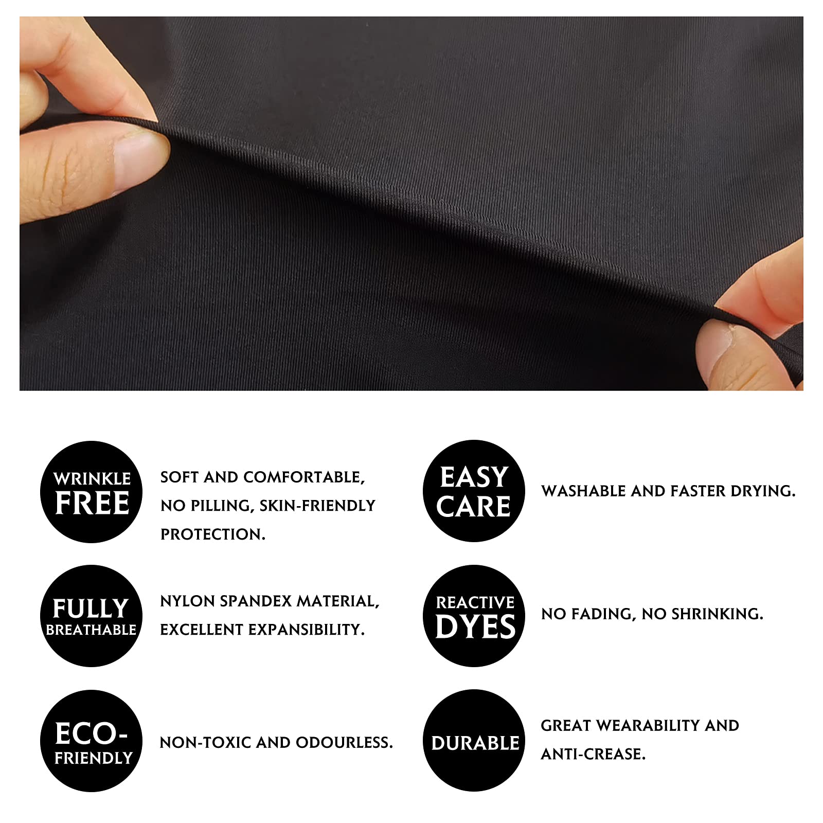 Buy Spandex Nylon Lycra Fabric 4Way Stretch(20 Spandex) 60x36inch