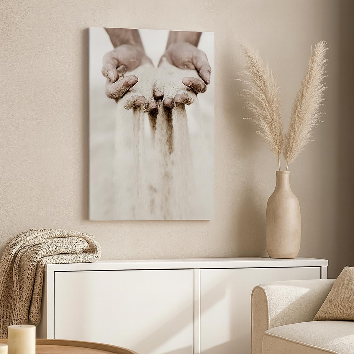 ARTTOR Cuadro Decorativo 70x100 cm Moderno Vertical Personas - 6234 | Cuadro sobre Lienzo Grande Arte mural Decoración del Hogar Salón Dormitorio Cocina sobre Lienzo Cuadros de Pared Estilo