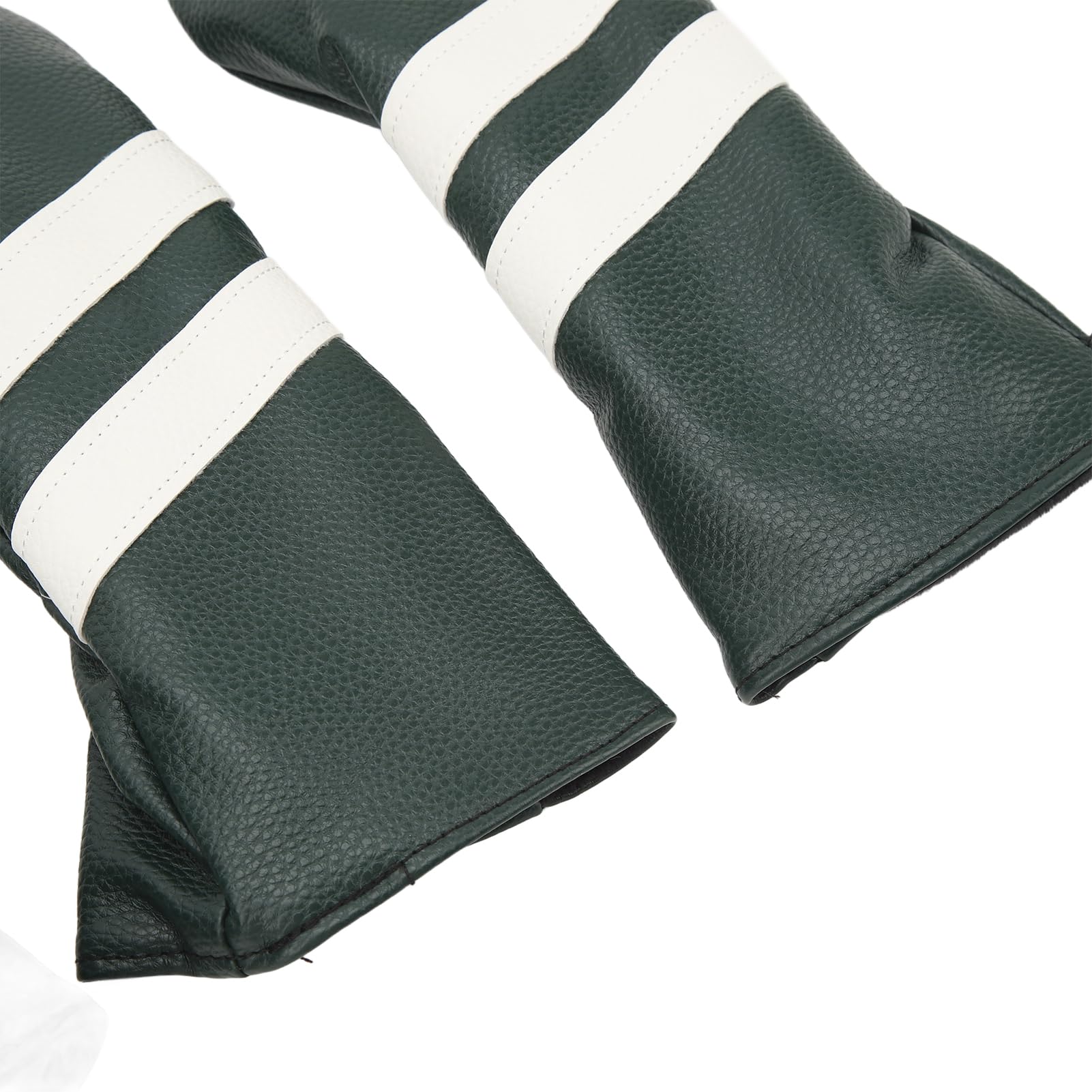 Premium Golfschläger-Schlägerhauben-Set, 3-teilig, PU-Leder, Driver, Fairway-Holz, Hybrid, rotierende Nummernschilder, Schlägerschutz für Golfer