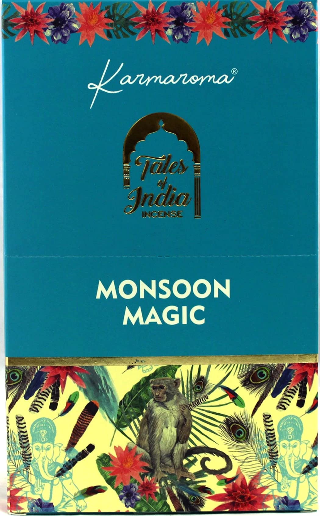 Tales of India - Karmaroma Incense with Northern Star Products Ash Catcher (Monsoon Magic)
