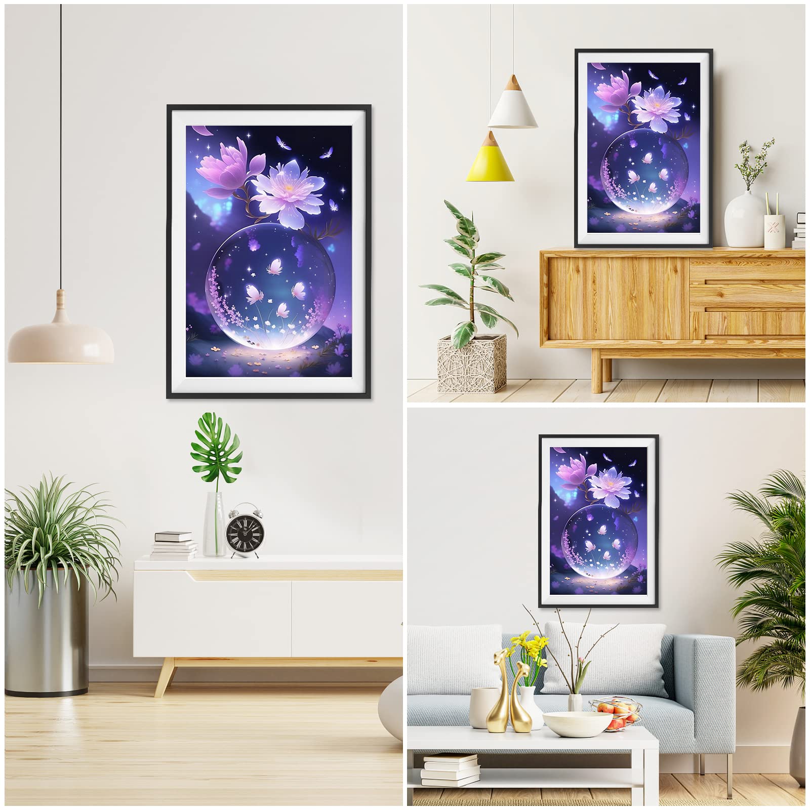 EOBROMD 5D Diamant Painting Set – Niedliches Kuhjunges, 30x30 Cm, DIY Bild Für Wanddekoration
