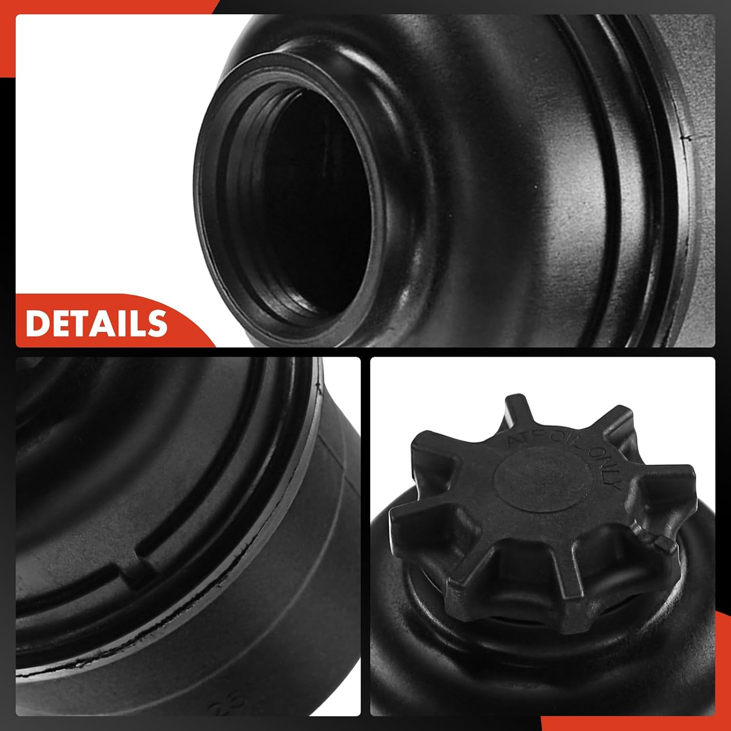 A-Premium Power Steering Reservoir/Tank with Cap | Compatible with BMW 318i 318is 318ti 320i 323Ci 323i 323is 323ti 325Ci 325e 325es 325i 325is 325iX 325xi 328Ci 328i 328is