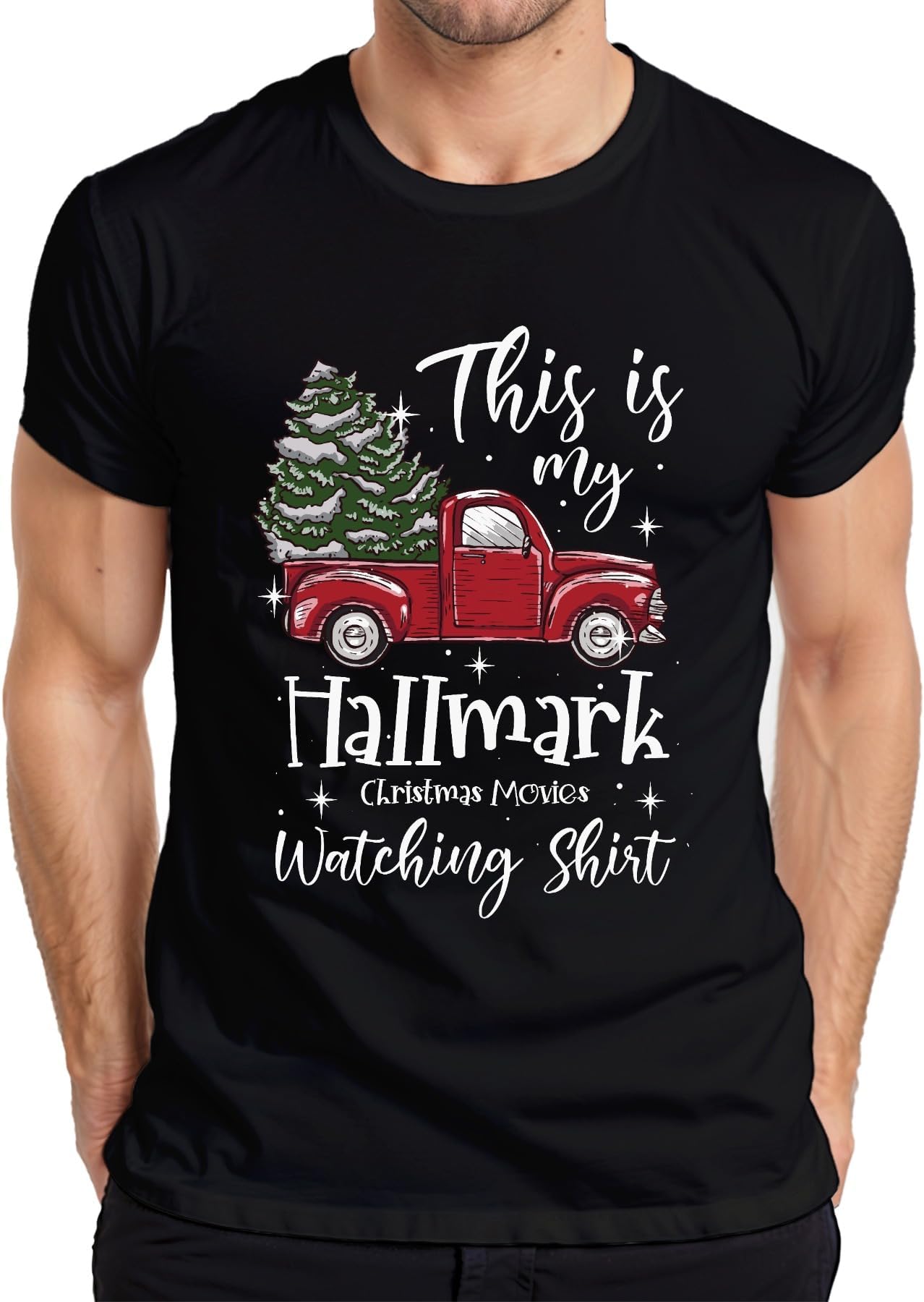 This is My Hallmark Watching Shirt Christmas Men's T-Shirt