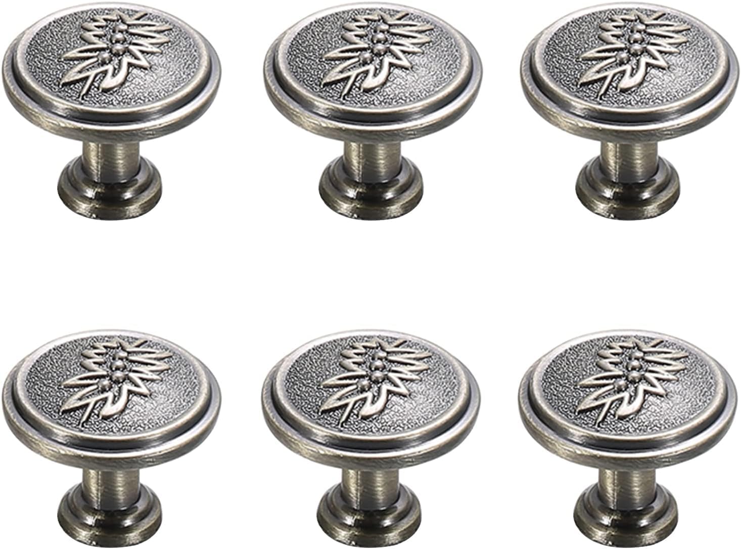 Poignées d'armoire de cuisine rétro boutons en bronze pour buffet