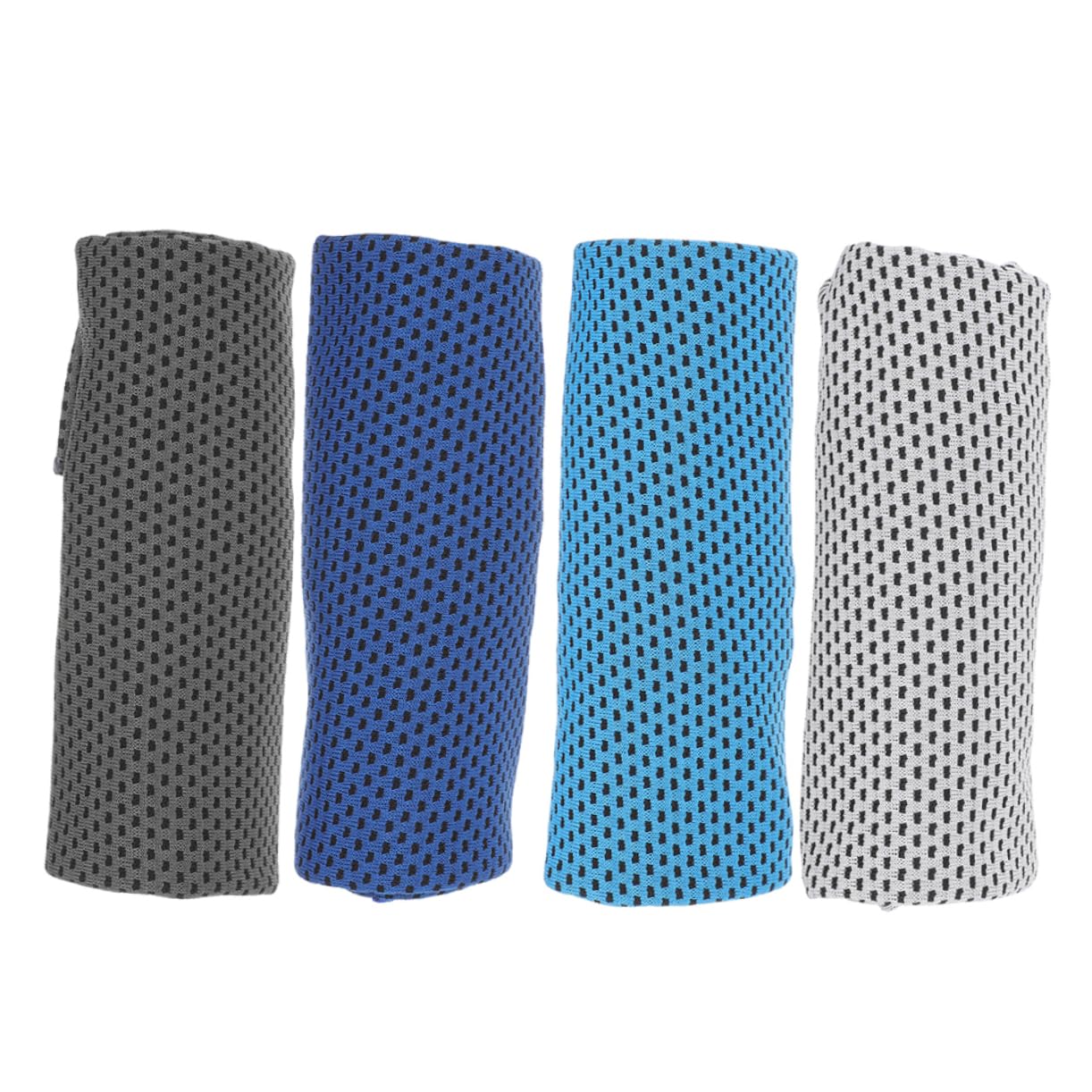 BESPORTBLE 16pièces Serviettes De Sport Absorbantes Microfibre Serviettes De Refroidissement pour Voyage Foncé Foncé