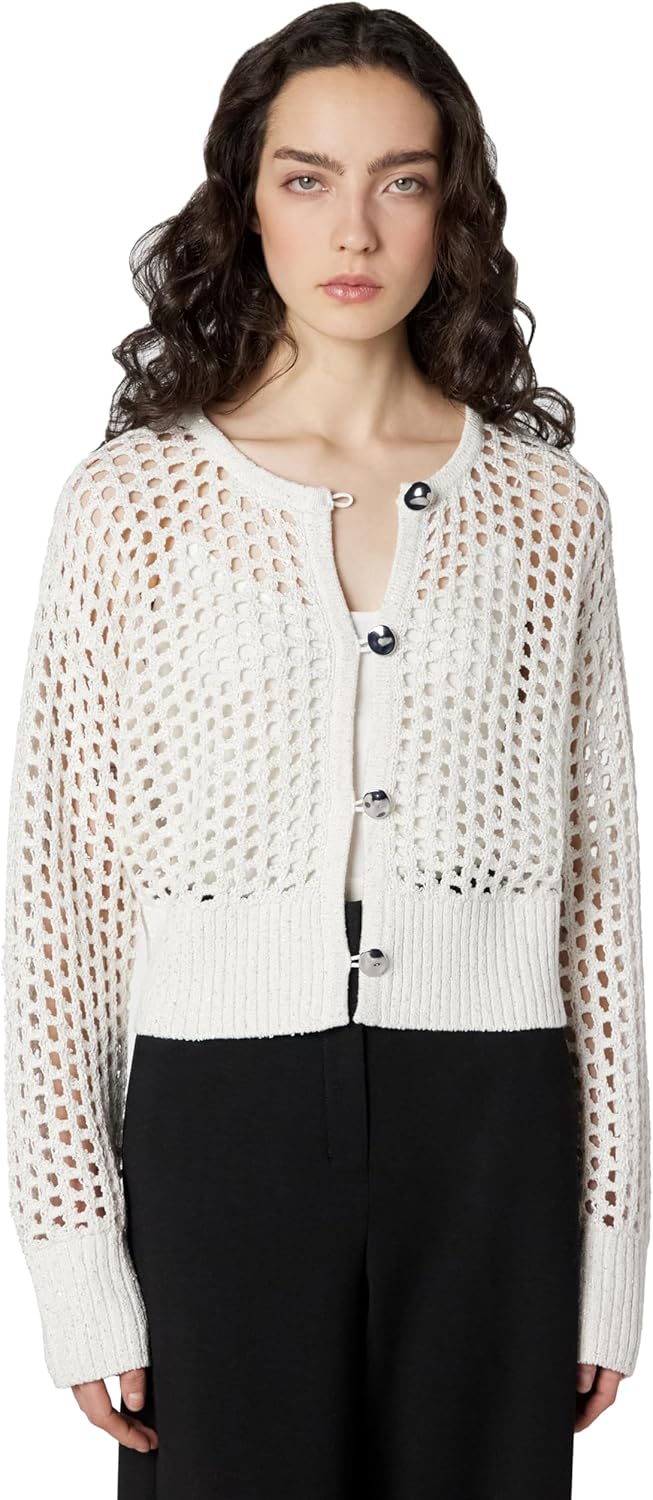 Derek Lam 10 Crosby Women's Syvie Crochet Sequin Cardigan