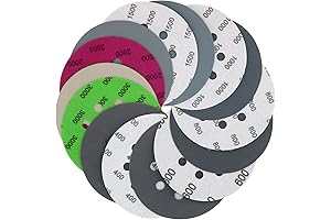 70 Sandpaper Discs for Epoxy Resin Finishing