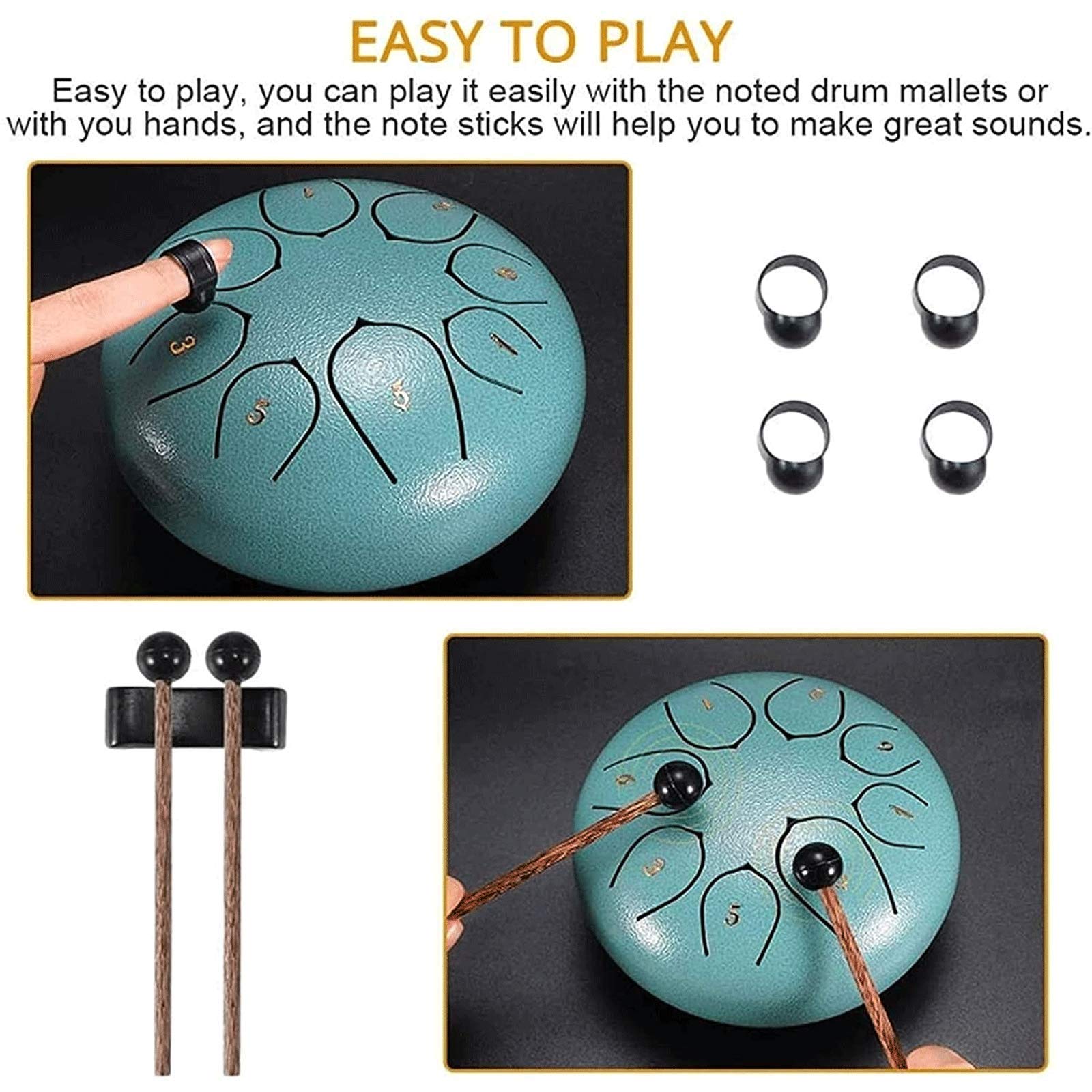 Amazon.co.jp: スチールタングドラムミニスチールタングドラム