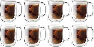 J.A. Henckels 39500-098 Coffee Mug Set, 12 oz, Clear