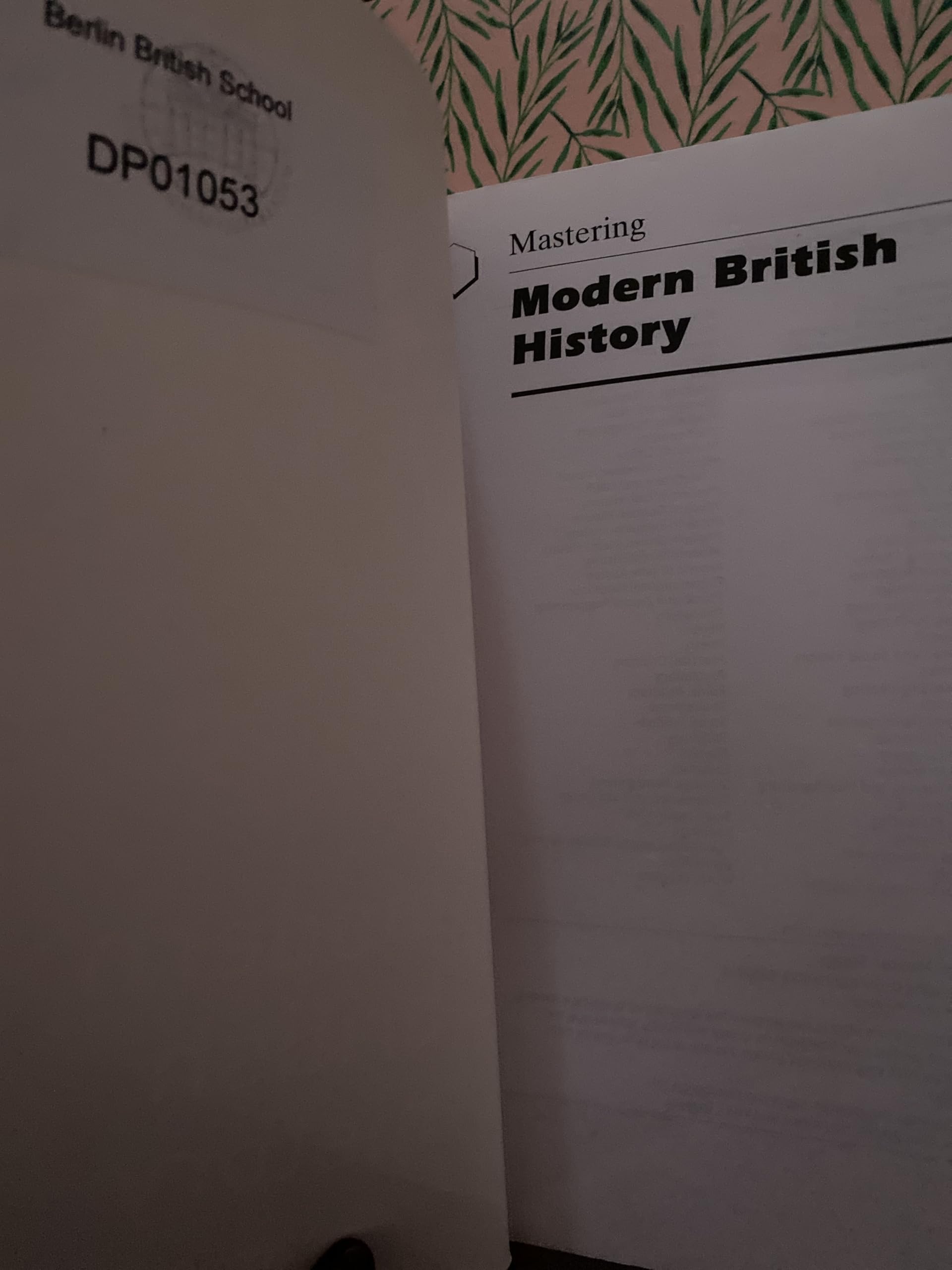 Mastering Modern British History