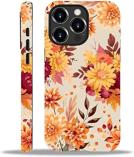 Miniatura 201 de Funda para iPhone 11 Pro Max, flores rojas coloridas 2 en 1, carcasa rígida + silicona, a prueba de golpes, protección contra caídas compatible con