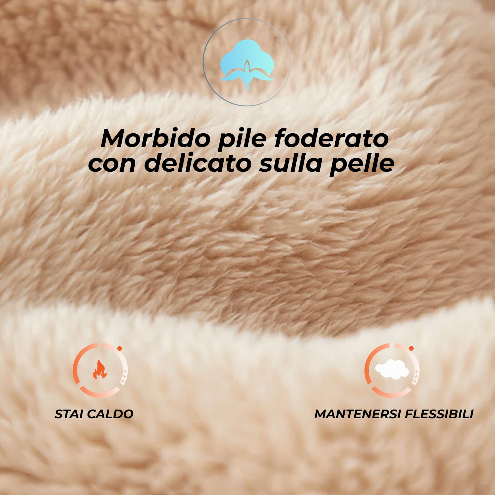 ineepor Pantaloni Tuta Uomo Invernali Pantaloni Termici Sportivi Uomo Felpata Pile Foderato Sherpa Joggers Pantaloni Larghi Baggy Cerniera Tasche Laterali