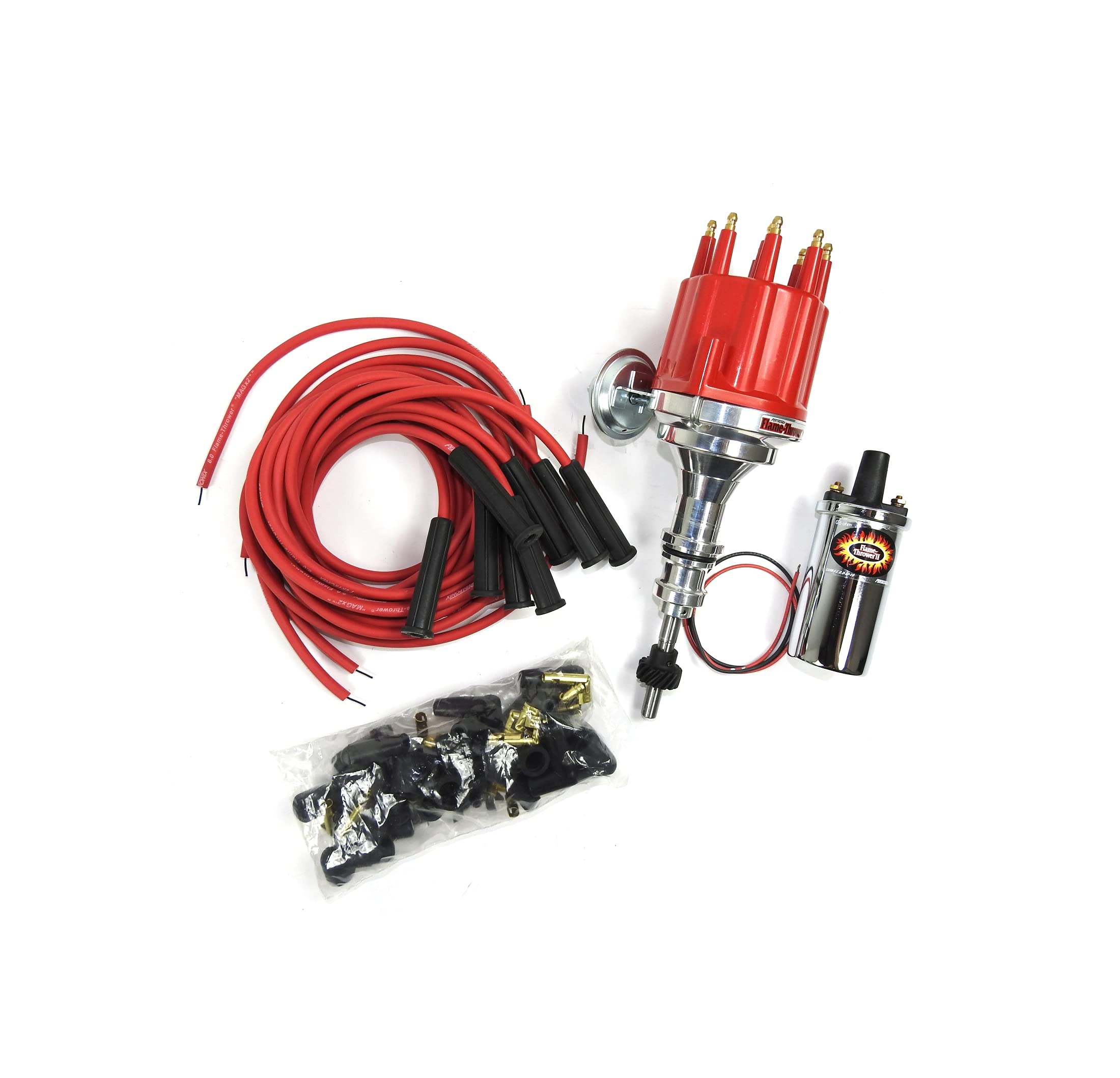 PertronixBundle007 Ignition Kit (Includes Ford SBPlay Distributor with Red Male Cap), 1 Pack