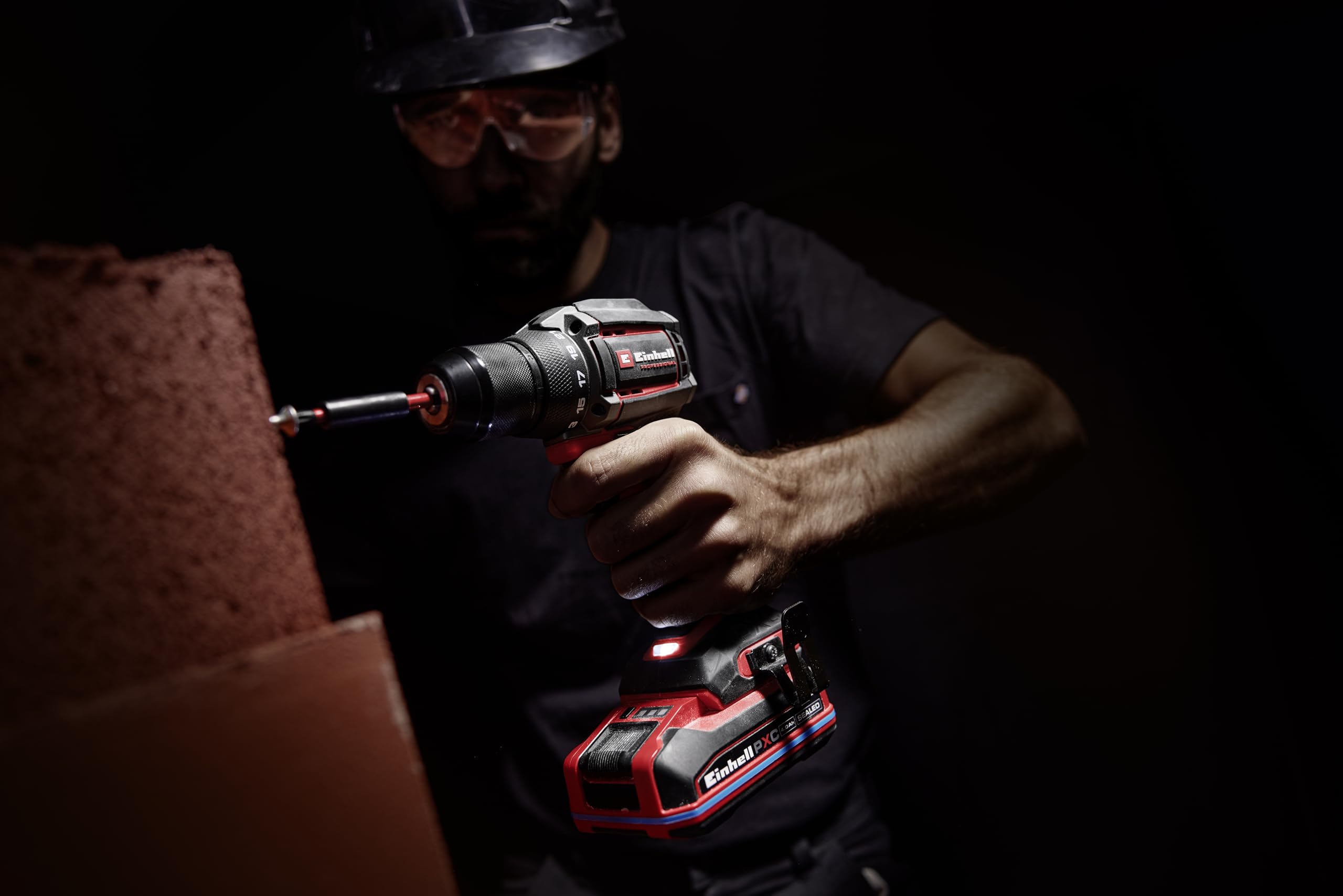 Einhell Professional Akku-Bohrschrauber TP-CD 18/70-C Li BL-Solo | PXC | 18 V | Compact | Brushless | 70 Nm | Anti-Kickback | 13-mm-Metall-Bohrfutter | 2-Gang | ohne Akku