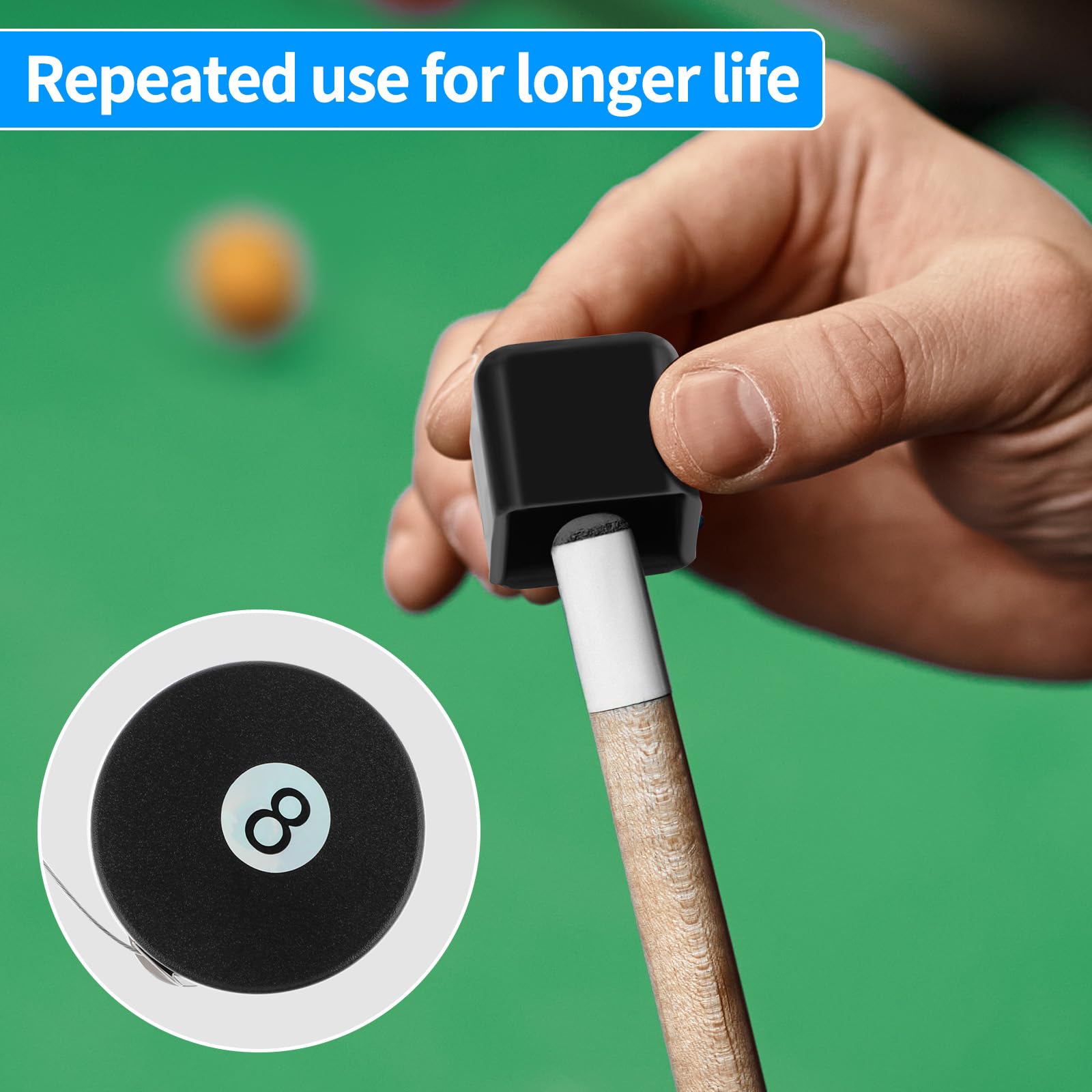 Étui Rigide 1/2 Pour Queue De Billard - Coffret Protection Robuste Avec Mousse Pour Billard Américain