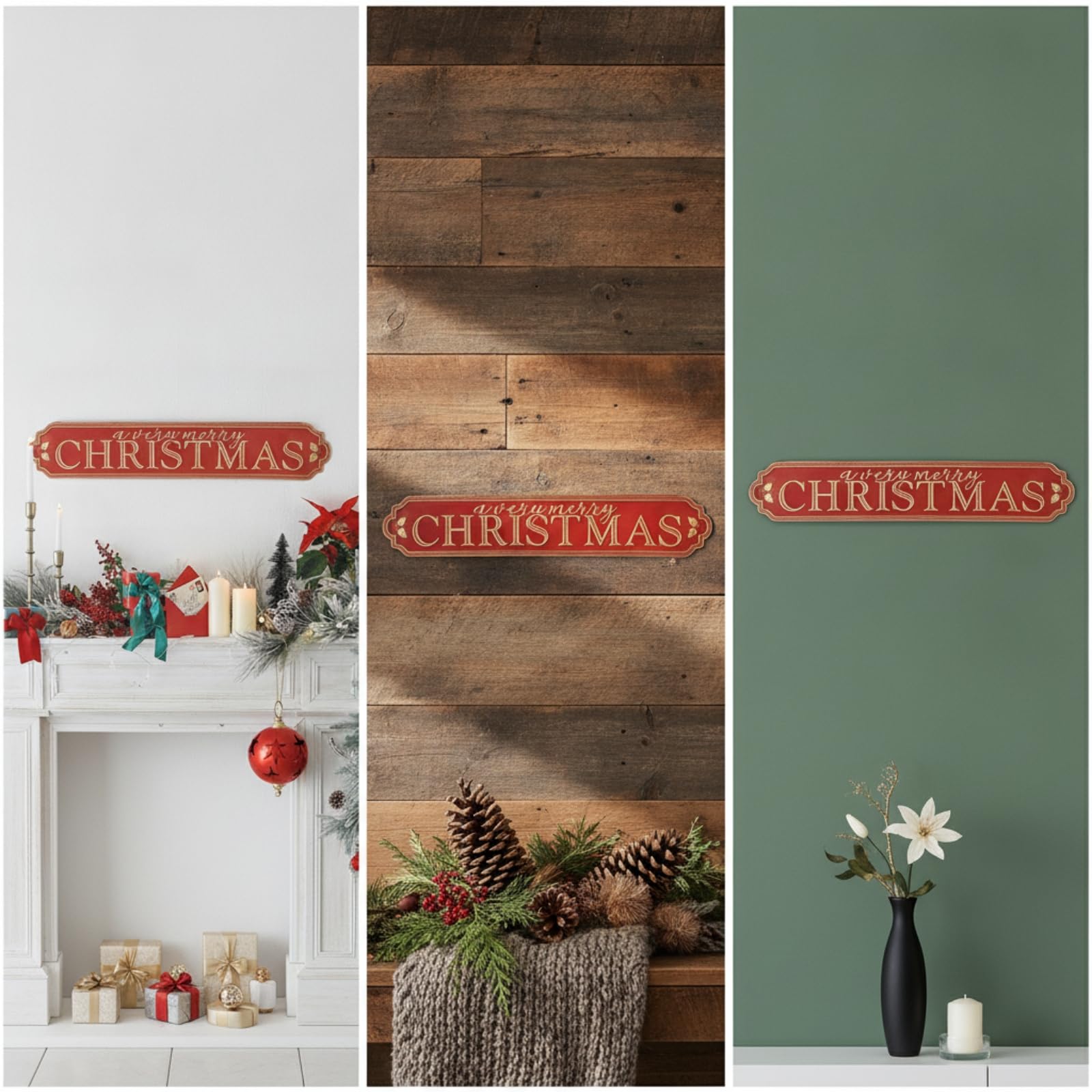 MagiDeal Letrero Pared Metálico ción | Diseño Vintage Europeo, Letrero Metal, Naviño, Placa, para Chimenea