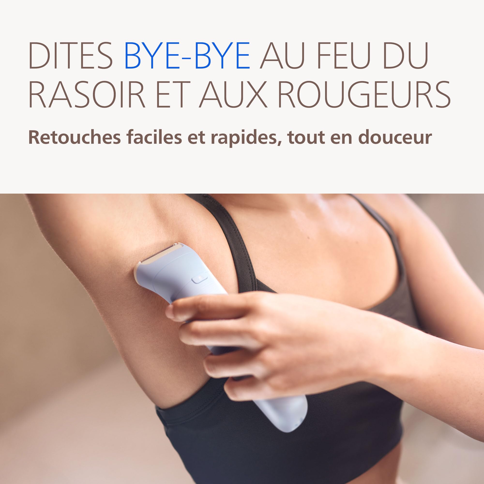 Philips Épilateur série 8000 – épilateur électrique sans fil, utilisation sur peau sèche ou humide, épilation des jambes et du corps, avec ProGuide, 5 accessoires, autonomie 60 min, modèle BRE709/00