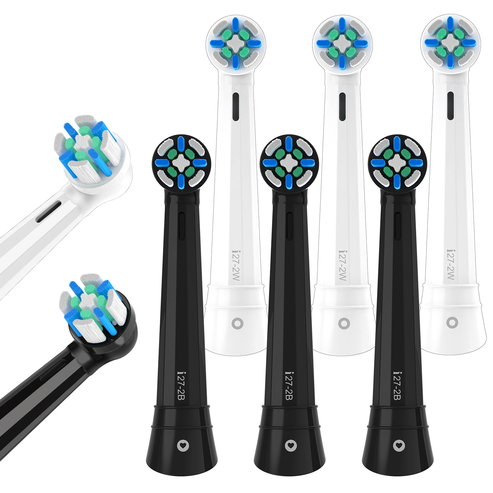 8 Pcs Replacement Heads Compatible with Oral b iO 2 3 4 5 6 7 8 9 10