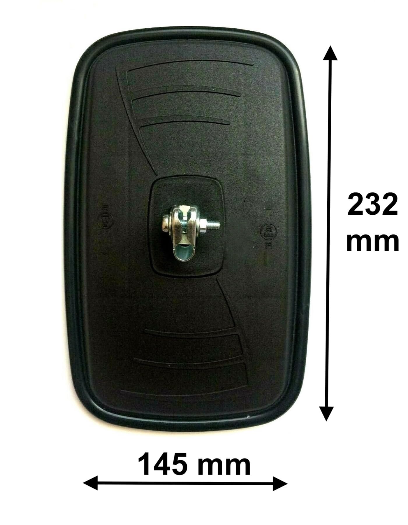 Espejo retrovisor tractor con soporte, espejo universal izquierdo derecho o par, para tractor, camión, excavadora y maquinaria agrícola, 2 variantes 180x155mm o 170x410mm, E20