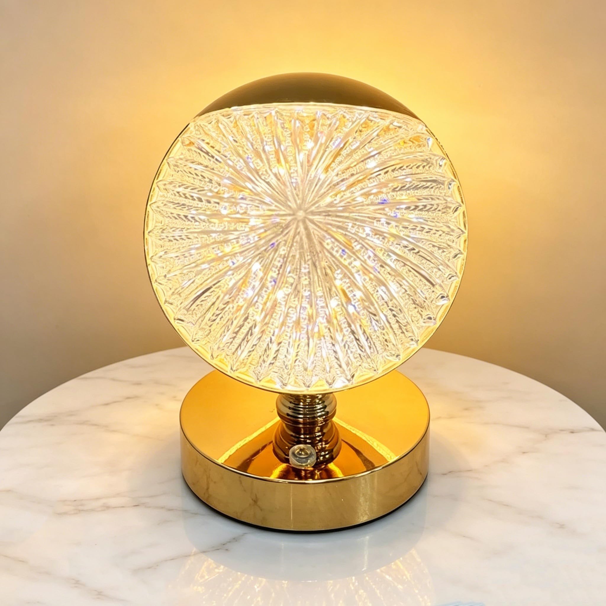 Maimeili Diamond Crystal Table Lamp Stepless Dimmable Desk Lamp — image 1