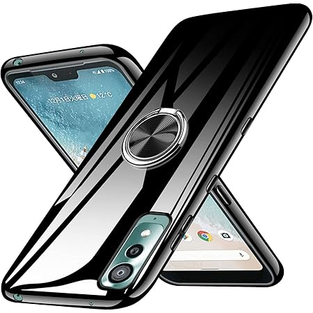 Amazon Android One S8 ケース 耐衝撃 Tpu ソフト シリコンケース 薄型 軽量 リング付き アンドロイド ワン S8 スマホケース カバー タンド機能 落下防止 車載ホルダー対応 ストラップホール付き ブラック 家電 カメラ オンライン通販
