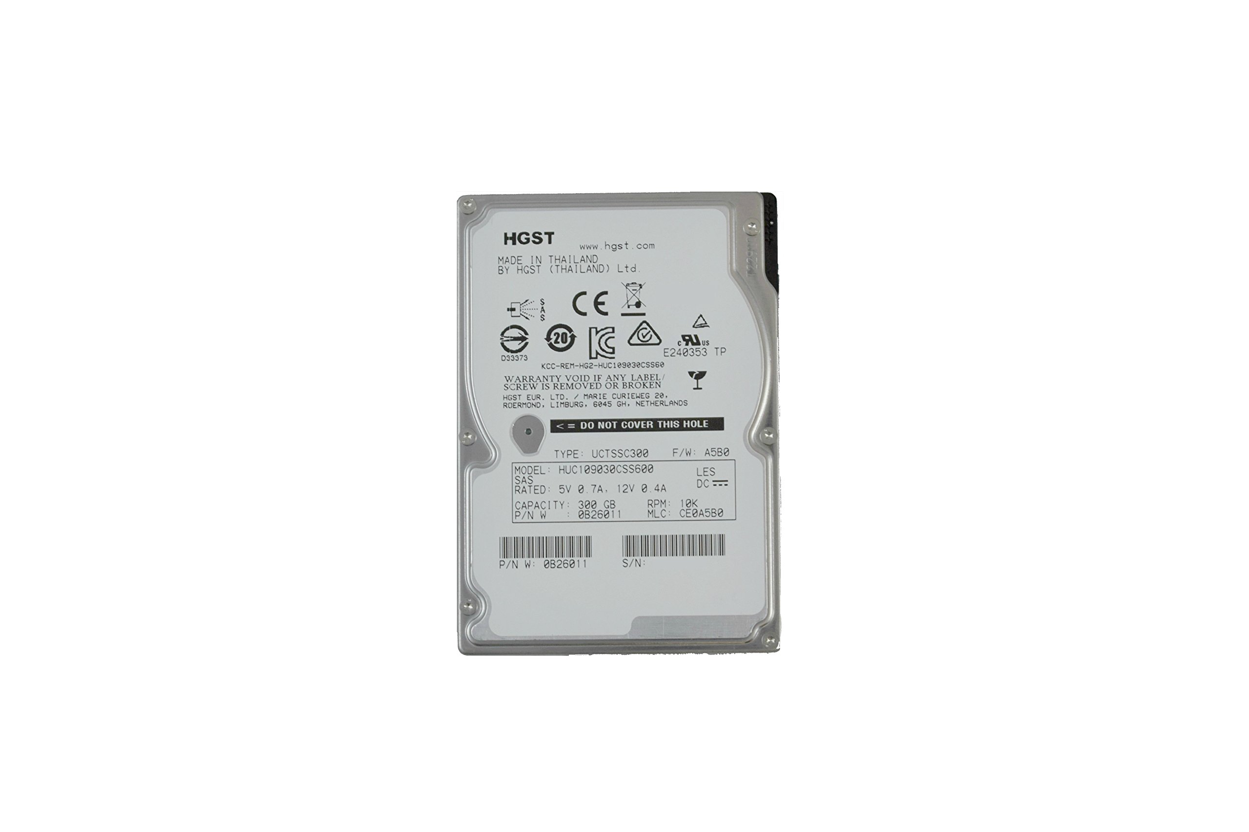 Amazon | Hgst Ultrastar C10k900 HUC109030css600 300Gb 10K RPM SAS