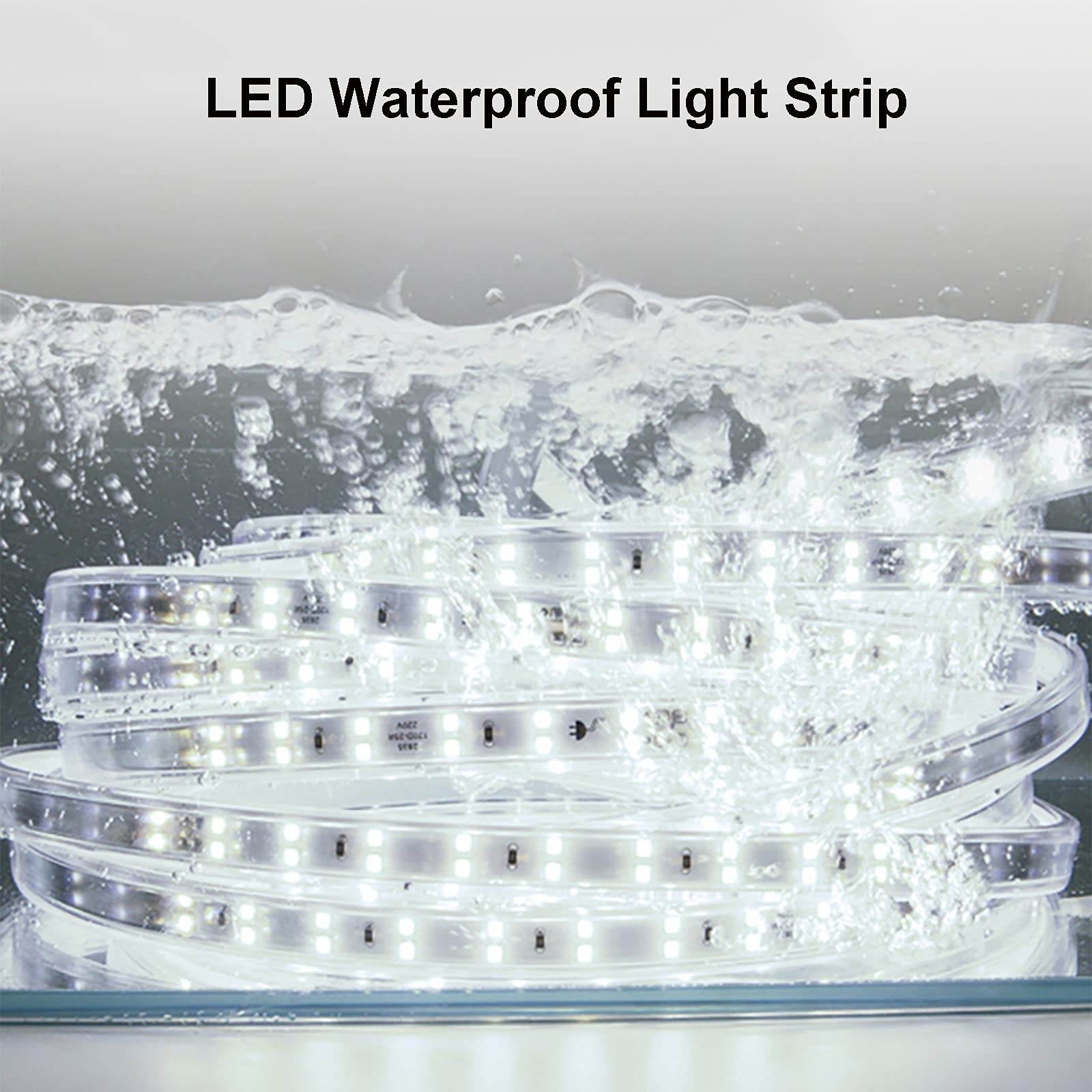 Ovale LED-badkamerspiegel, verlichte spiegels met verstelbaar 3-kleurenlicht, make-upspiegel met led-licht, anti-condens aanraaksensor, wandspiegel, IP44-classificatie waterdicht stofdicht
