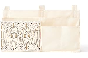 Mkono Bedside Caddy Hanging Organizer for Dorm