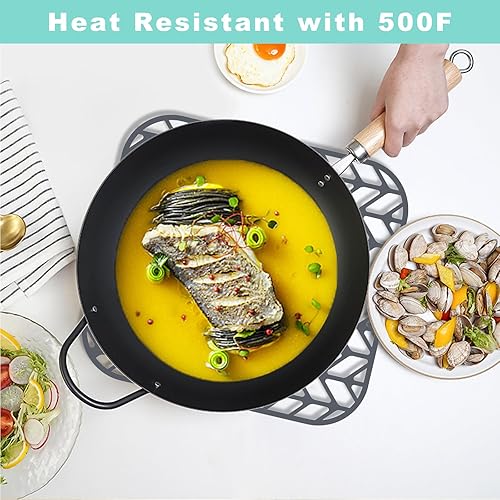 Miniatura 10 de AWOKE Protectores de fregadero para fregadero de cocina, alfombrilla de fregadero de 24 x 12.5 pulgadas, resistente al calor, alfombrilla de