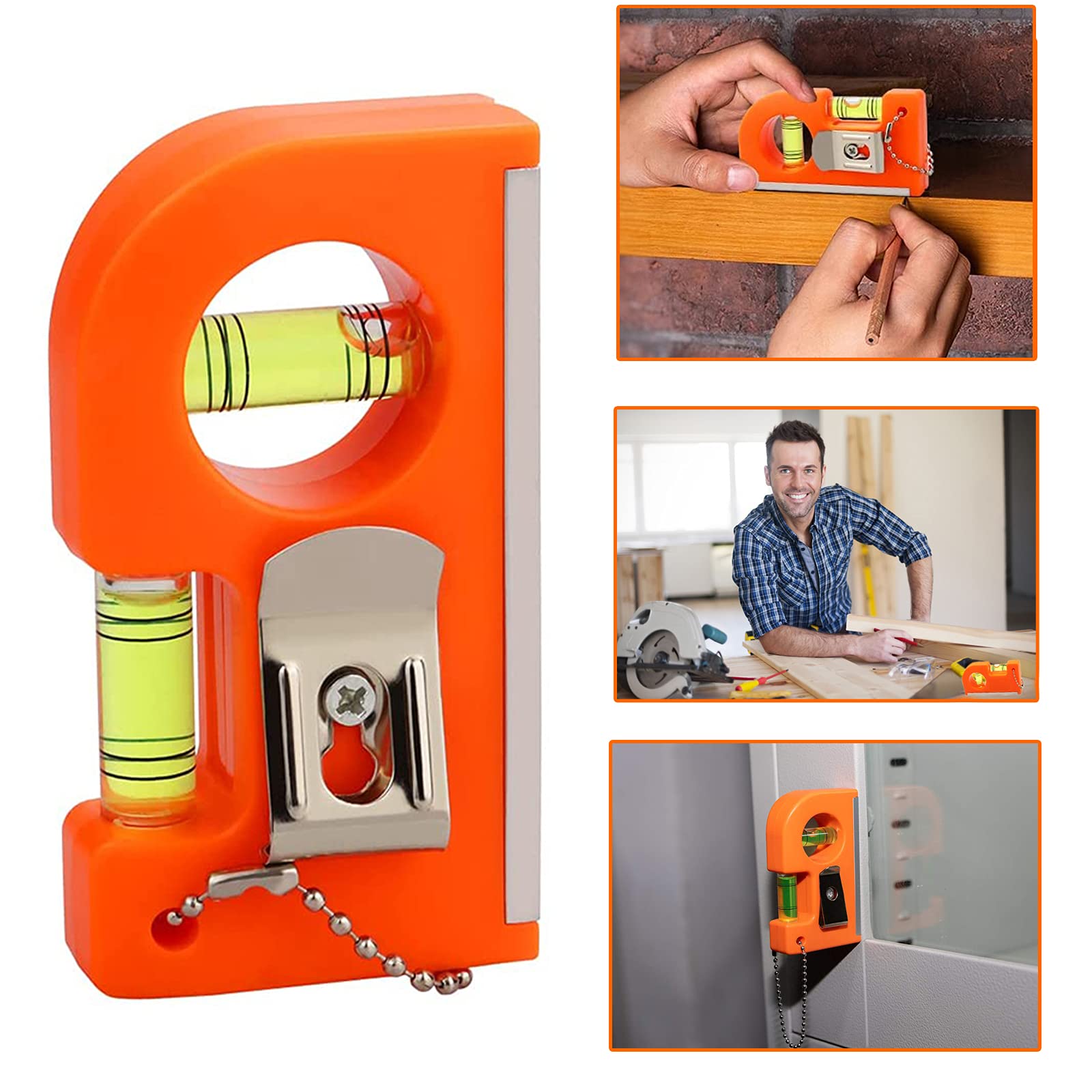 Niveau à Bulle De Poche Beta Avec Boîtier Magnétique En Forme De V En Aluminium Profilé 2