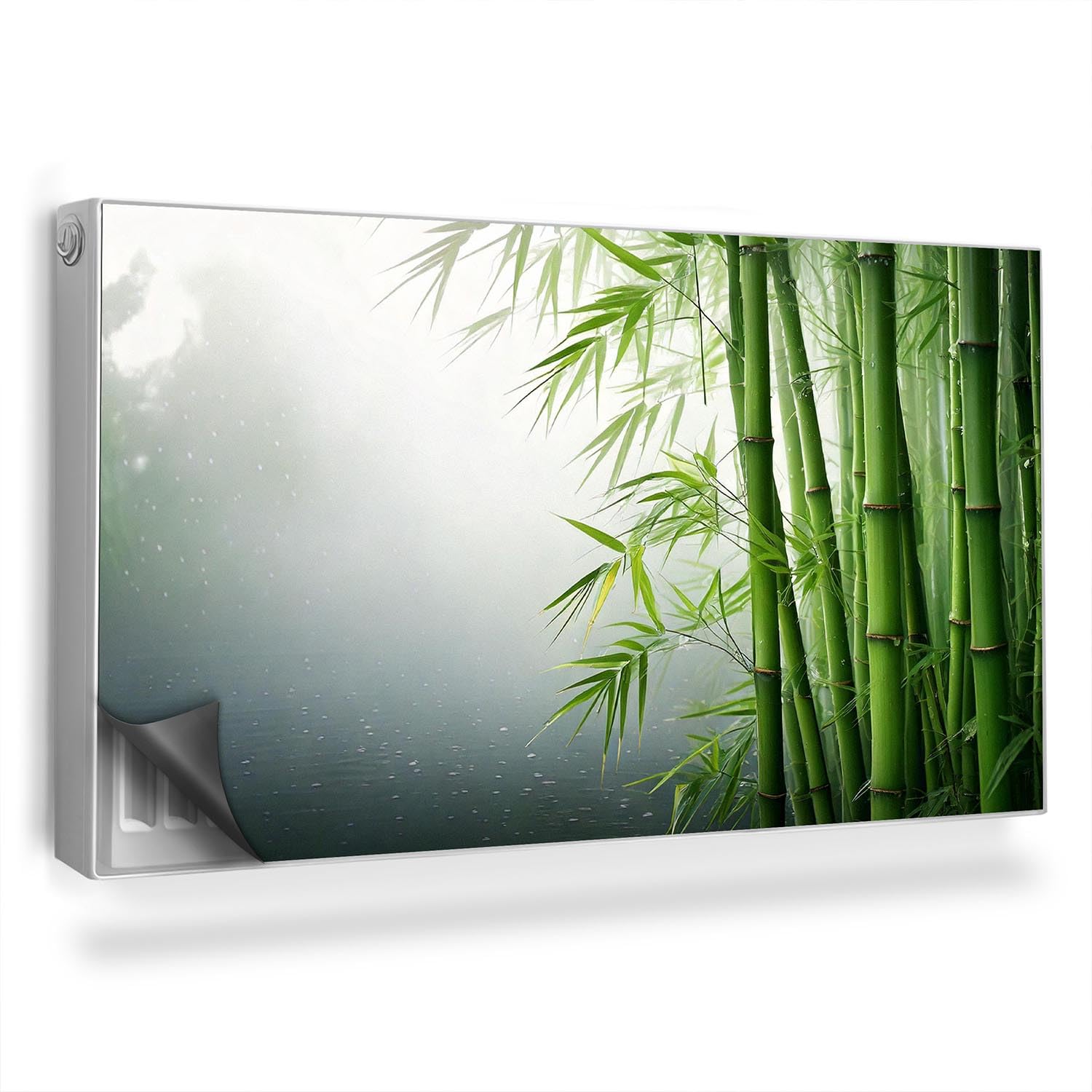 Cache radiateur anti-poussière magnétique 110x60 protégeant votre mur avec élégance