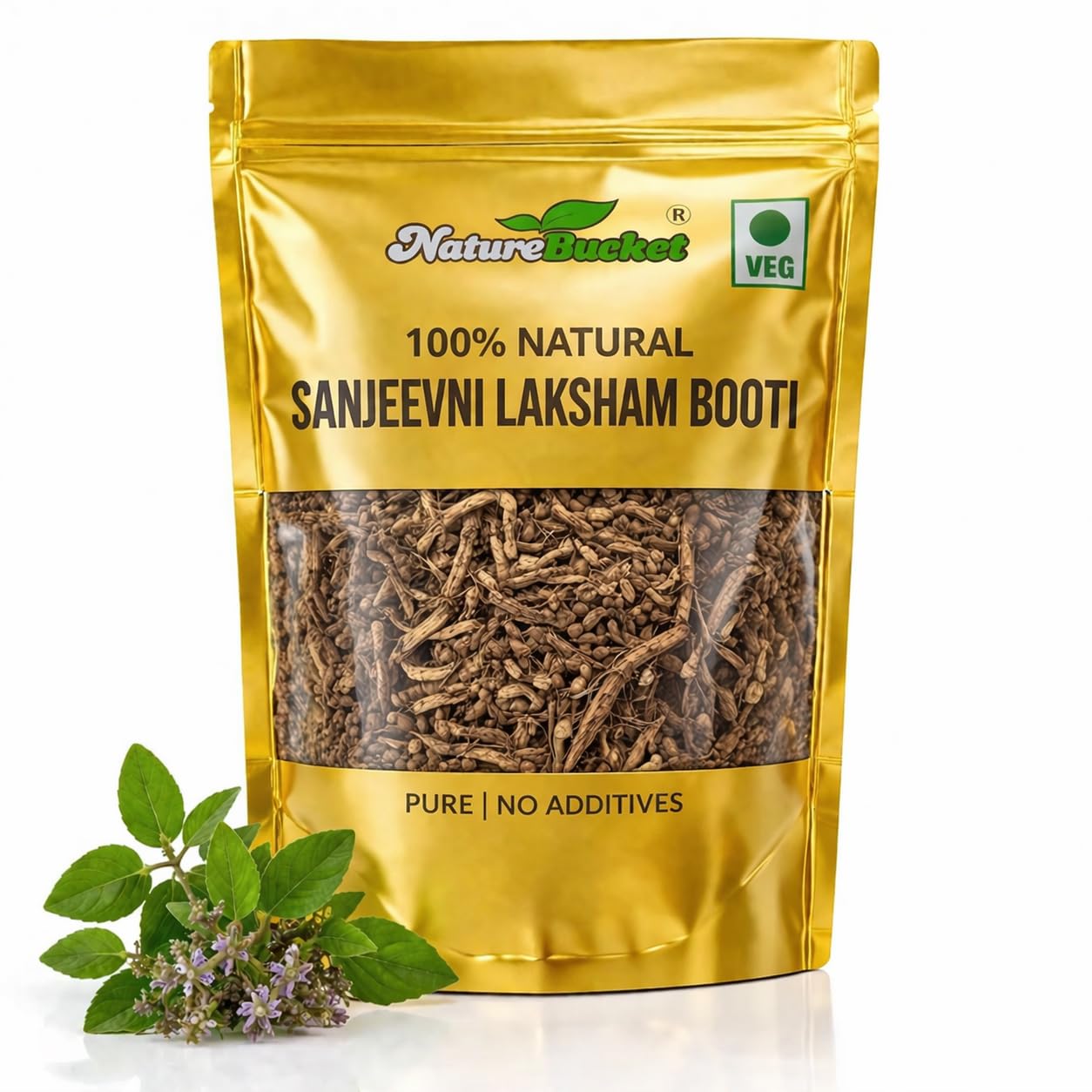 Nature Bucket Sanjeevni Laksham Booti – 100% Natural Dried Herb (Raw Form)