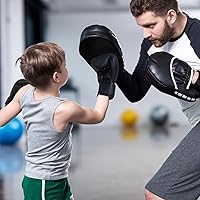 Vista 7 de Guantes de boxeo para niños y niñas, guantes de entrenamiento de boxeo juvenil para niños de 3 a 15 años, guantes de boxeo para sparring para niños