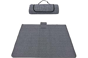 Spacious Grey Picnic Blanket for Outdoor Gatherings