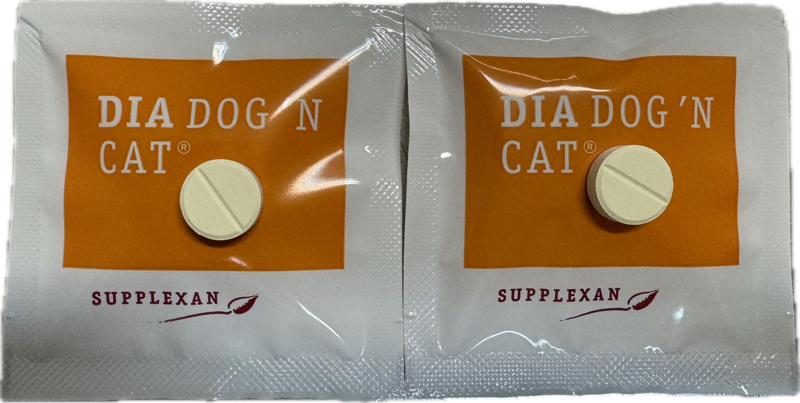 Wurmmittel-Set: Wurmkur Hund, Hilfe bei Entwurmung 2 Tabletten + 2 x Dia DOG'N CAT Hunde, diätetisches Mittel bei Durchfall