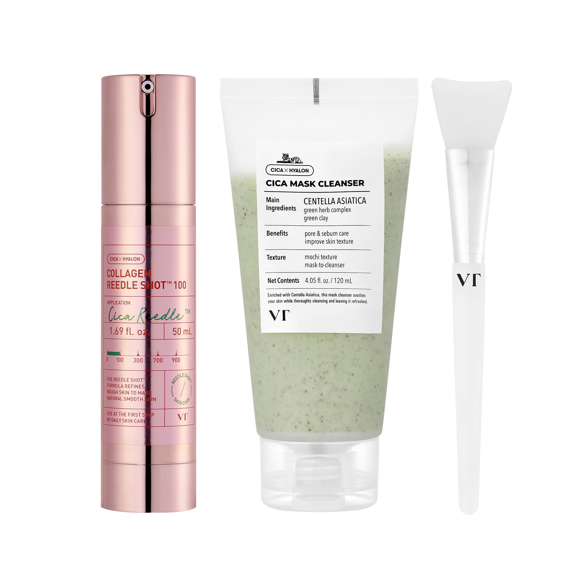 Amazon.com: VT COSMETICS Bundle Collagen Reedle Shot 100 & CICA